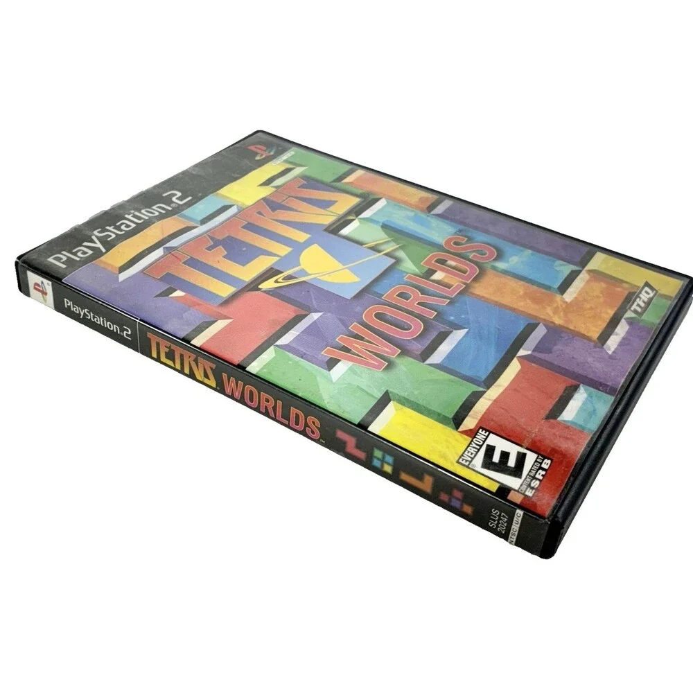 Tetris Worlds Sony PlayStation 2 Vintage 2002 THQ Complete with Manual Tested